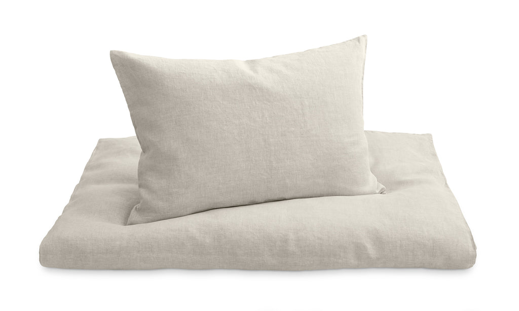 decode by luiz Housse de couette Style Six Lin Naturel