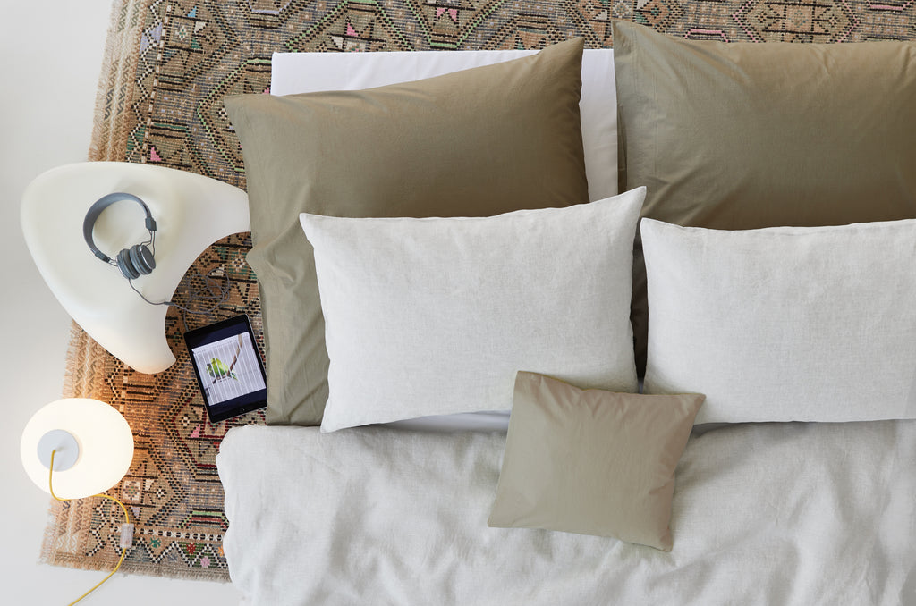 decode by luiz Housse de couette Style Six Lin Naturel