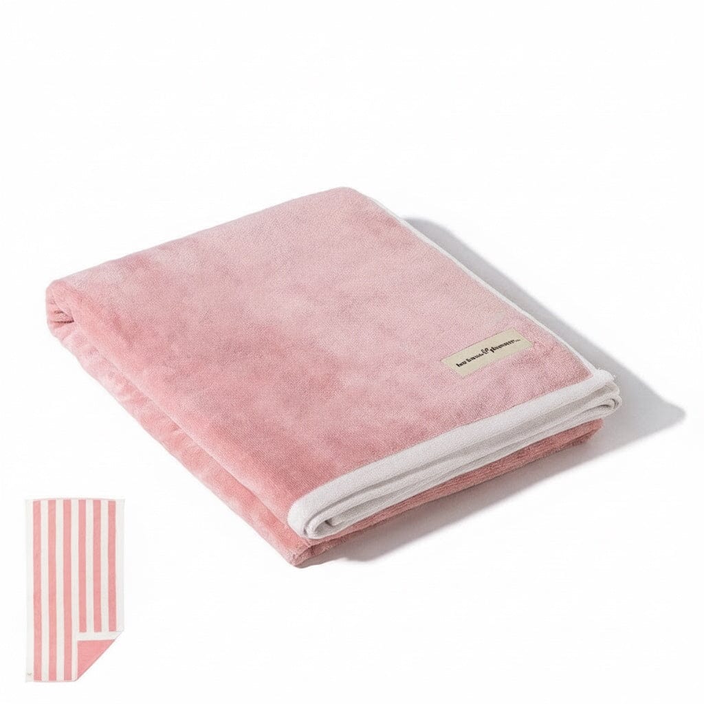 Business & Pleasure Strandtuch - Crew Pink Stripe