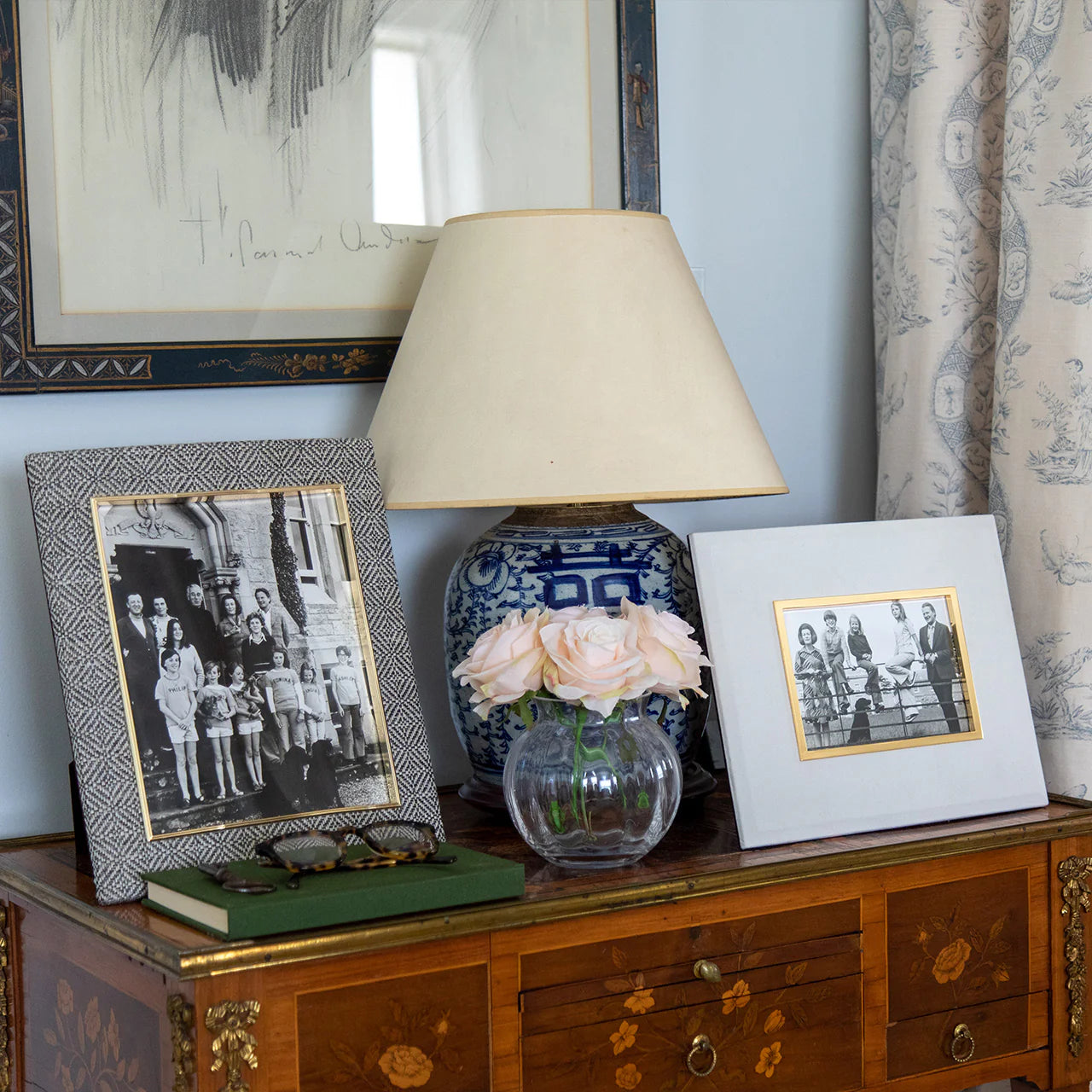 Addison Ross Picture Frame Charcoal Grey Velvet