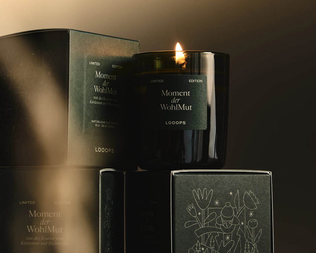 Looops Duftkerze Moment der Wohlmut · Starter - Set