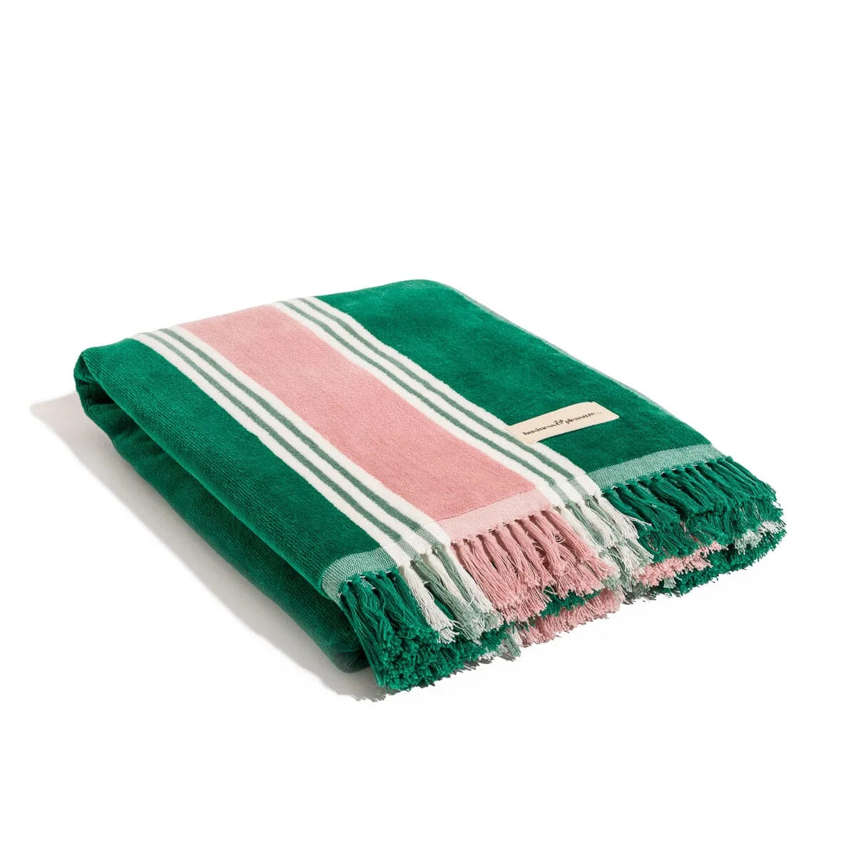 Business & Pleasure Strandtuch - Farbe Bistro Green Stripe