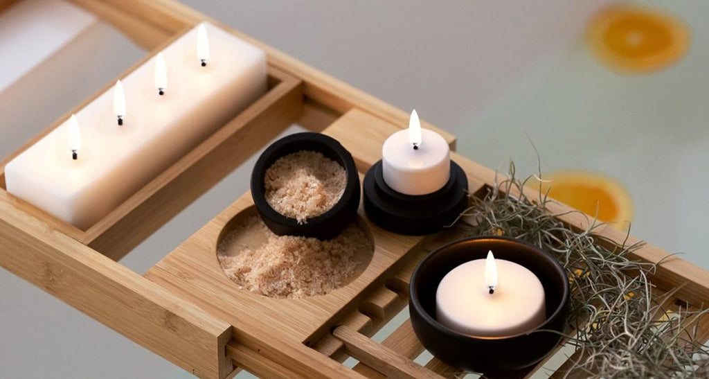 Uyuni taper candle, color Wheat Yellow