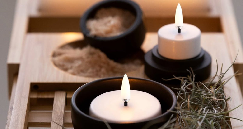 Uyuni taper candle, color Wheat Yellow