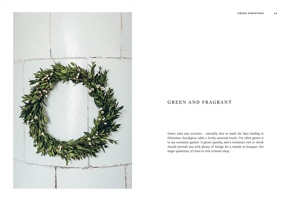 Coffee Table Book - Green Christmas – Wreaths & Floral Arrangements
